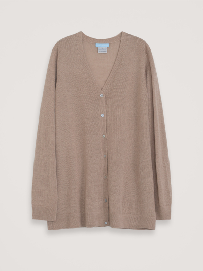 Alpaka Cardigan Lang