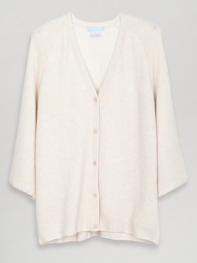 Llama Seiden Perlen-Cardigan